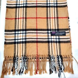 100% Cashmere Made in Scotland Classic Scarf Unisex
